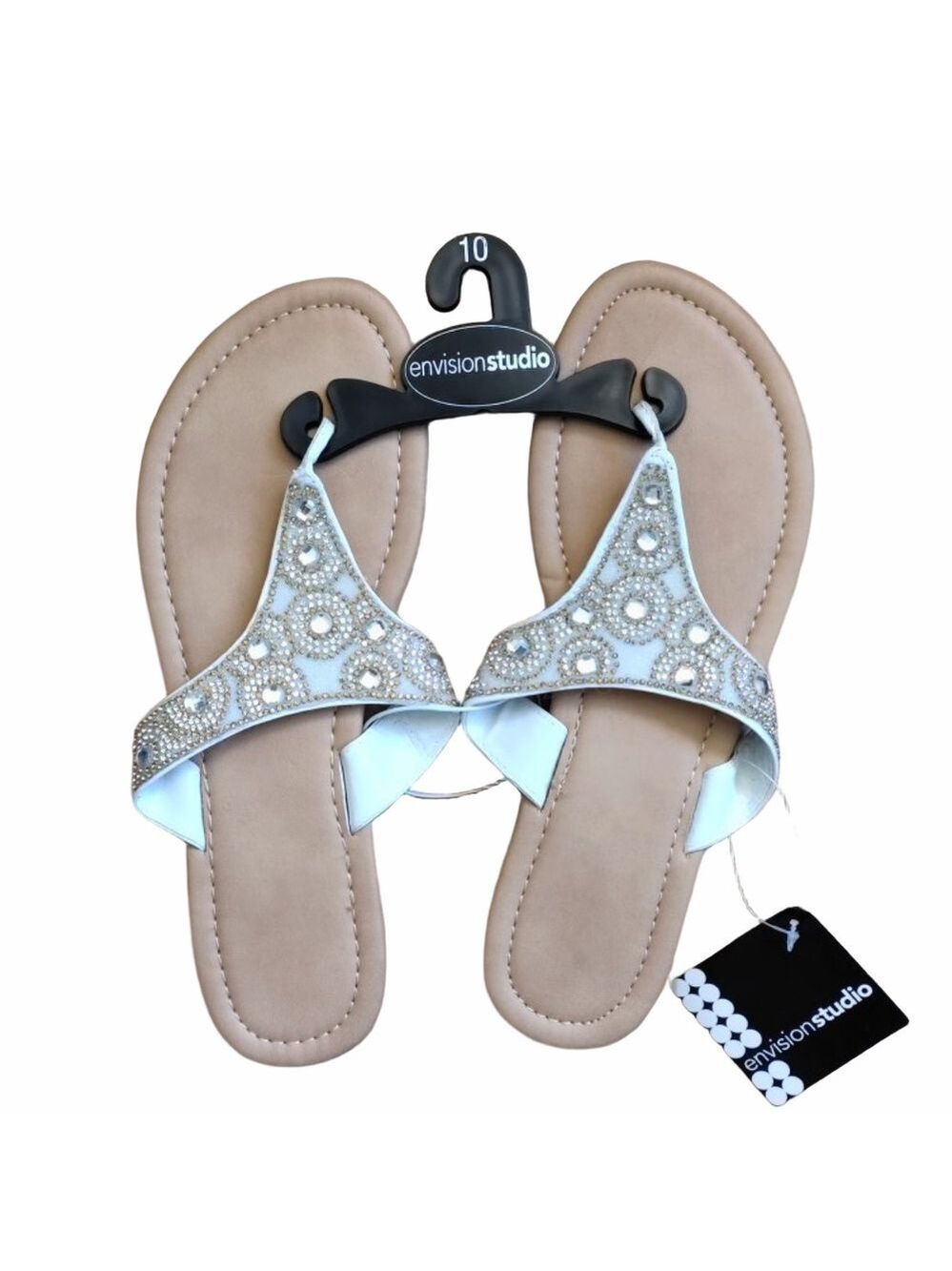Envision Studio Blingy Thong Sandals. Beach Summer Vacation